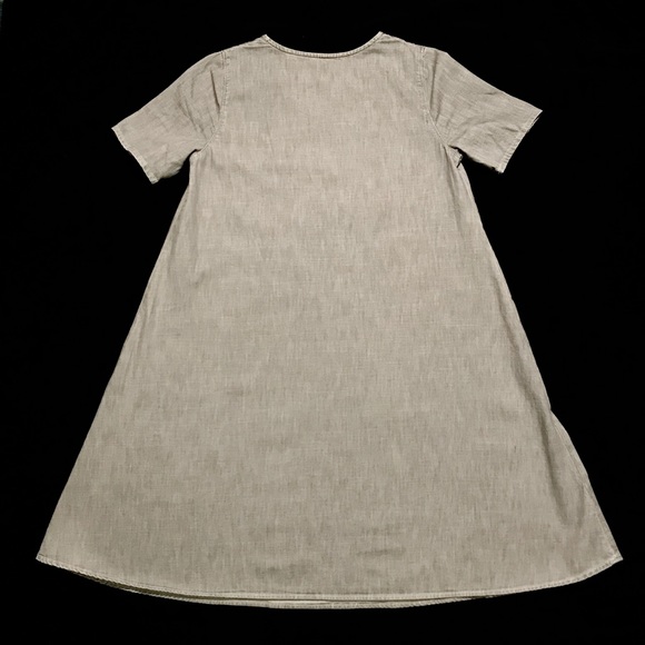 Gap 1969 A-line Gray denim dress - Picture 6 of 8